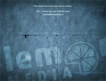 Tablet Screenshot of lemonmedia.nl
